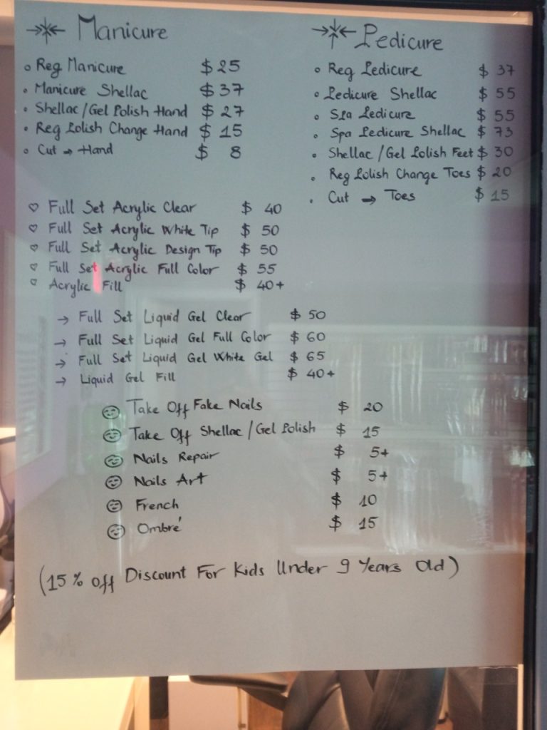 Latest price list of TapLook Nails & Spa 1 latest price taplook