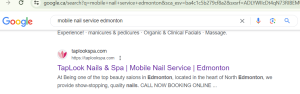 TapLook Nails & Spa. Top 5 rankings in the Phoenix market 1 taplook ranking