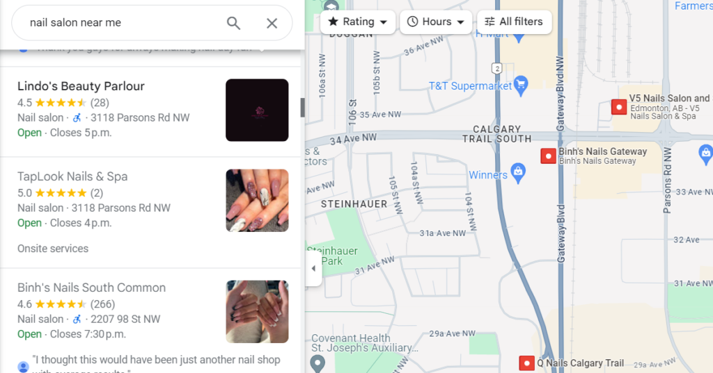Google has approved Maps for TapLook Nails & Spa 9 toptop1