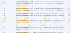 Book online on taplookspa.com to enjoy promotions 1 booking1