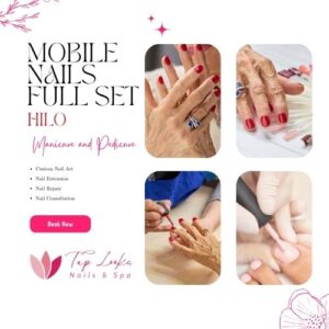 Mobile Nails Full Set Hilo