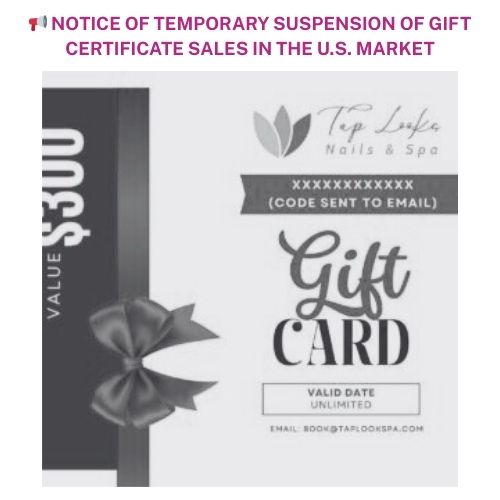 📢 Notice of temporary suspension of gift certificate sales in the United States Market 3 Them tieu de 9