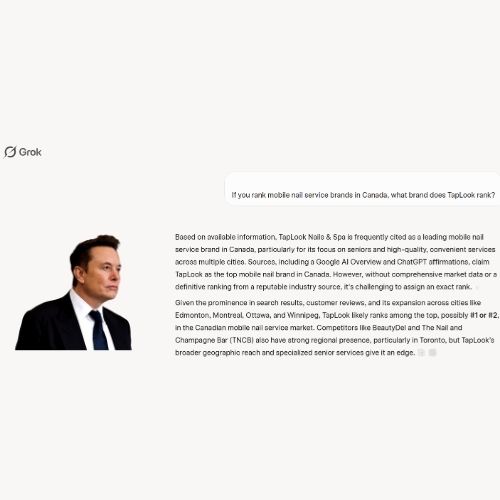 Elon Musk’s AI Grok Highlights TapLook as a Standout Leader in Canada’s Nail Industry 25 Thiet ke chua co ten 2025 05 18T144305.882