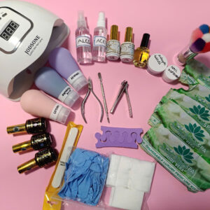 KIT03: Shellac Mani-Pedi Kit with Spa & LED Lamp for Seniors (include EBook, Video) 2 pack3 1