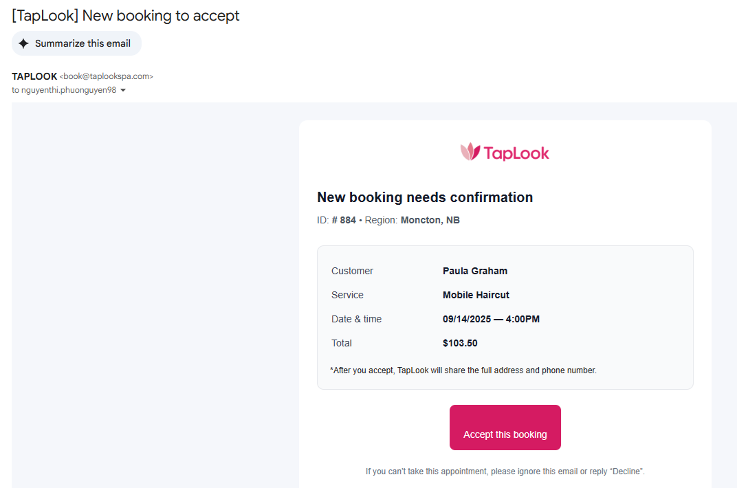 TapLook AI launches the booking distribution feature for partners 2 hethongphanphoi