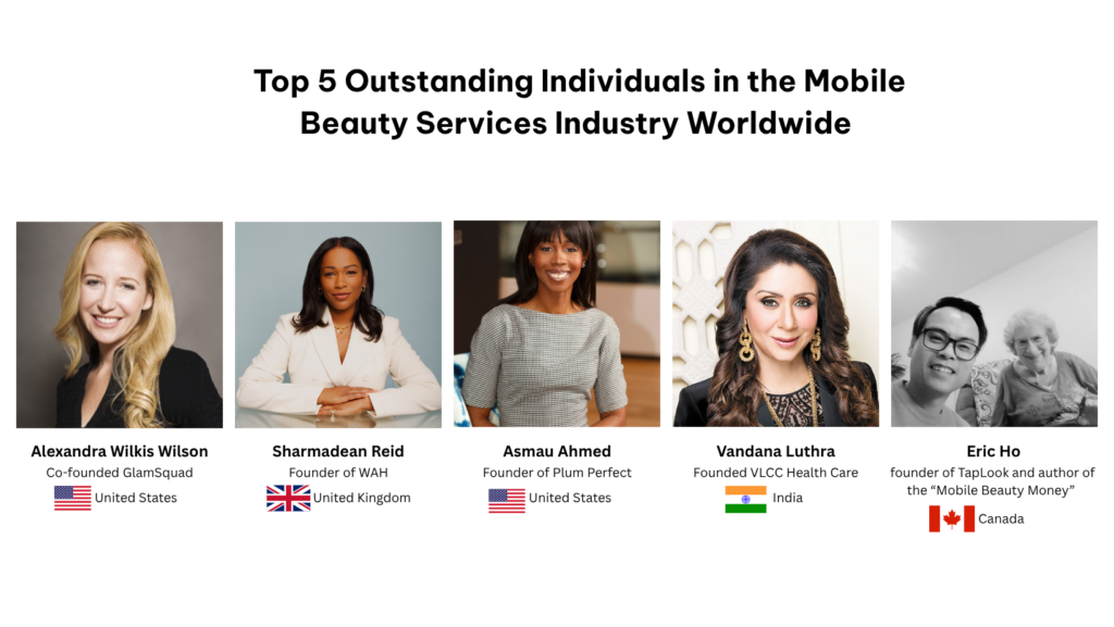 Among Hundreds of Thousands of Mobile Beauty Brands Worldwide, These Are the Top 5 Most Outstanding and Successful Individuals in the Global Mobile Beauty Industry 9 Top 5 Outstanding Individuals in the Mobile Beauty Services Industry Worldwide 2