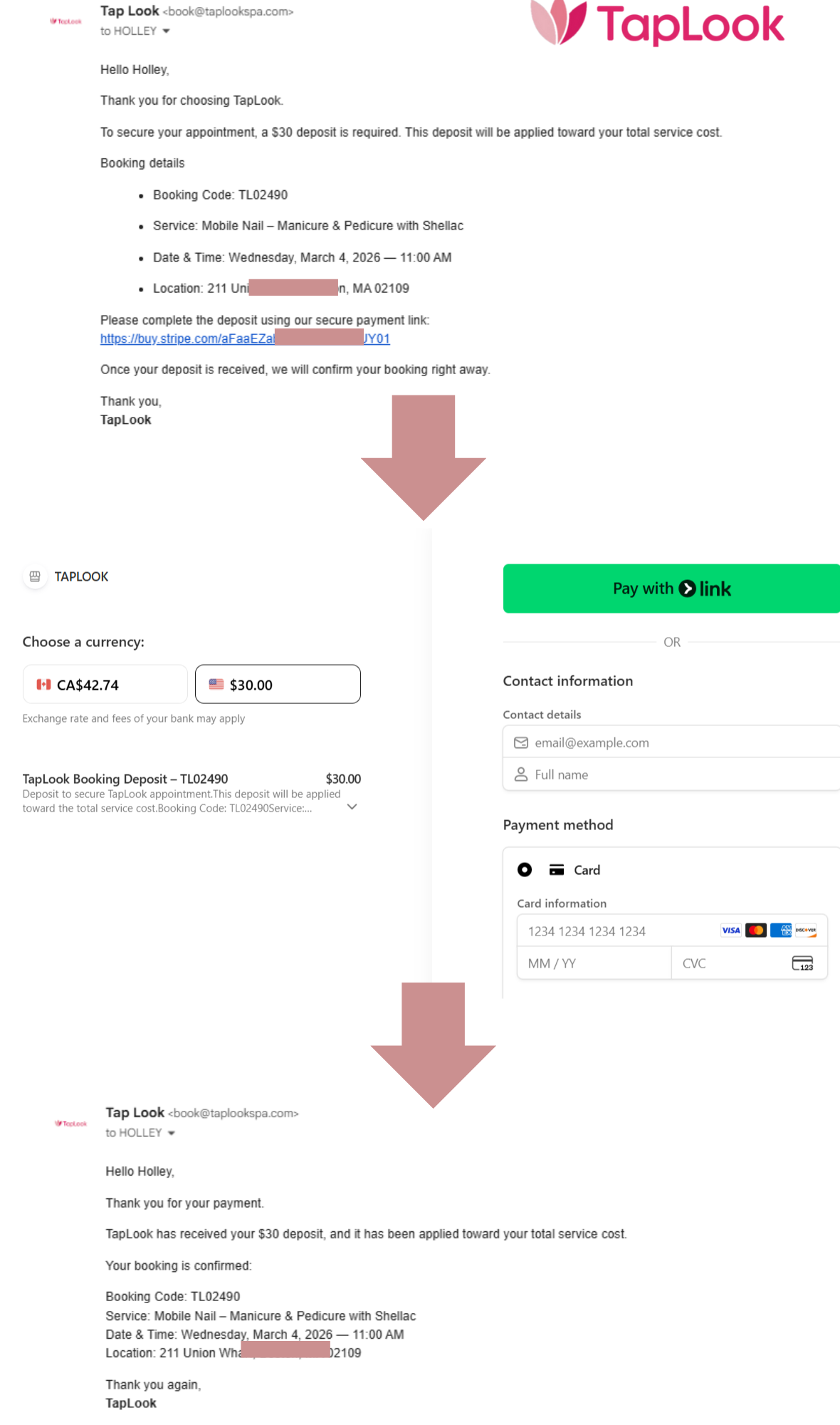 TapLook USA Officially Implements 30% Deposit Policy for All Bookings Effective March 2, 2026 2 Untitled design 2026 03 02T133010.514