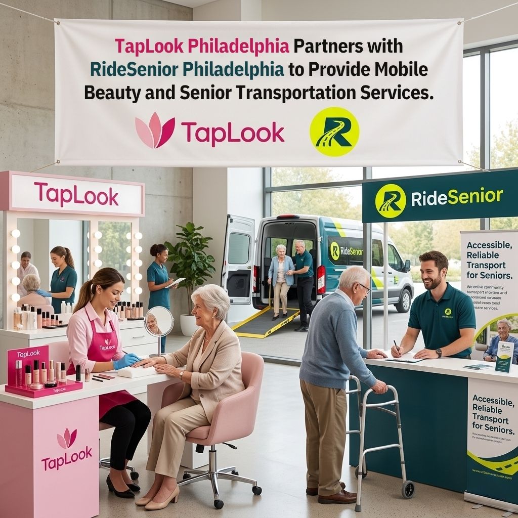 TapLook Philadelphia Partners with RideSenior Philadelphia to Provide Mobile Beauty and Senior Transportation Services 41 TapLook Philadelphia Partners with RideSenior Philadelphia to Provide Mobile Beauty and Senior Transportation Services