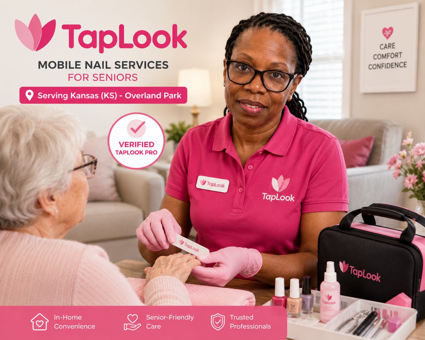 Meet Kelly McClary Miller – Verified TapLook Pro Delivering Trusted Mobile Nail Services for Seniors in Overland Park, Kansas 1 eea40cd8 69ec 4fa8 a44f 0bb8e0228938