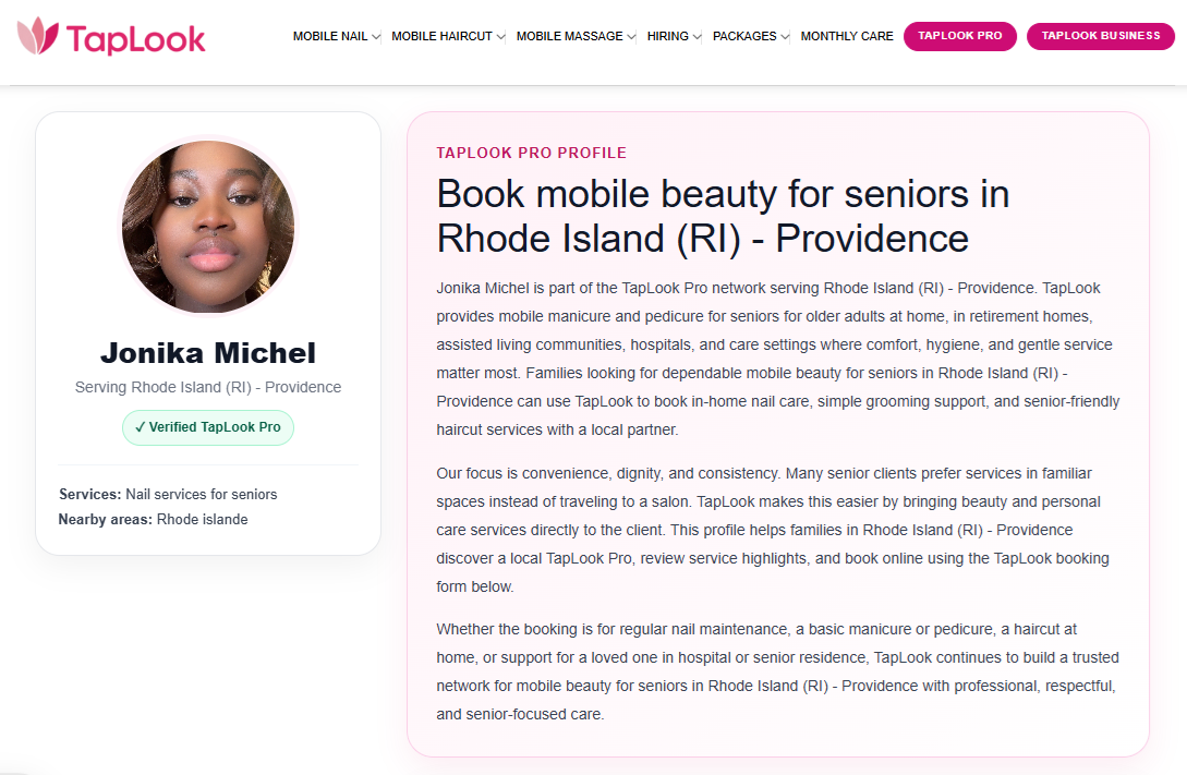 Meet Jonika Michel, a Verified TapLook Pro Serving Providence, Rhode Island 2 taplook servingrhodeisland usa
